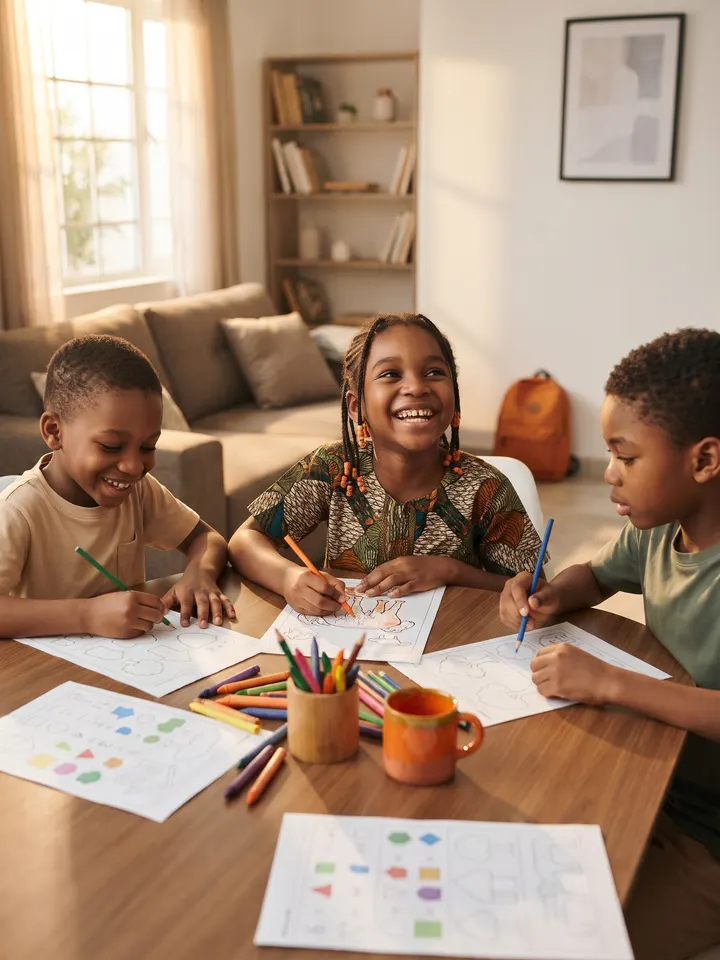 Kids Holiday Workbook (Primary 1–3)